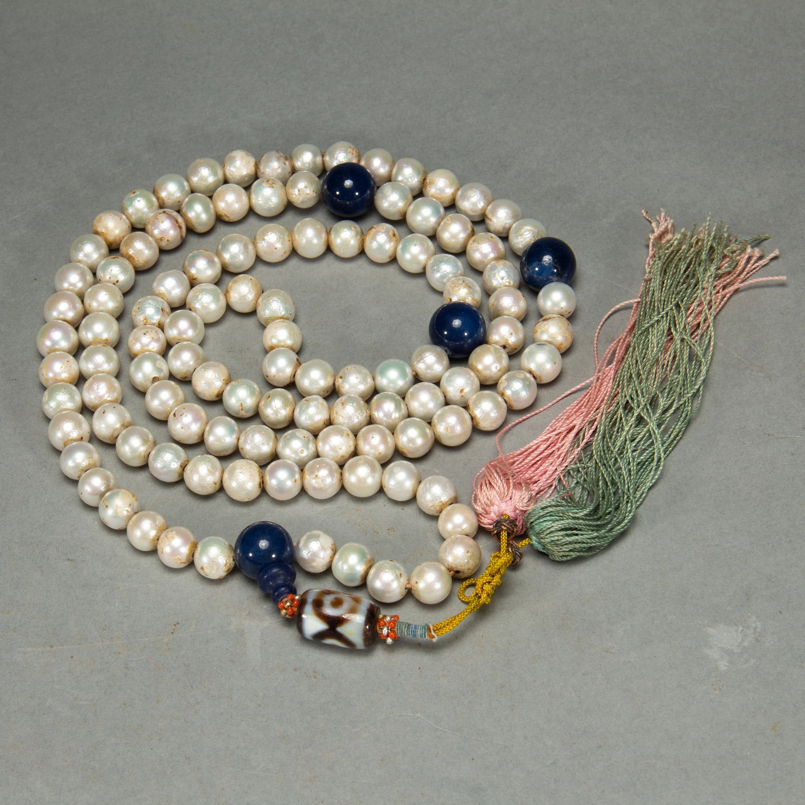 PEARL DYNASTY PEARL: 清 珍珠佛珠 Pearl Dynasty Pearl Diam.1.3cm