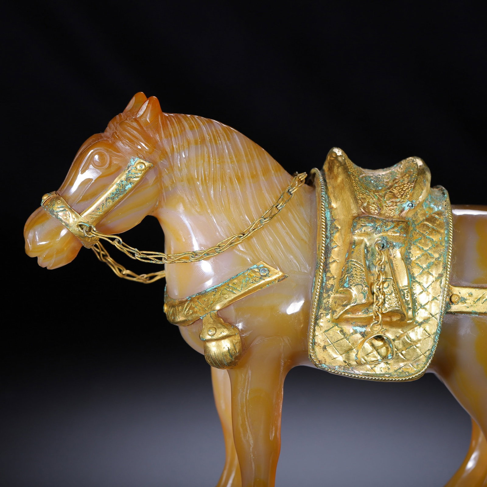 AN AGATE HORSE - 2