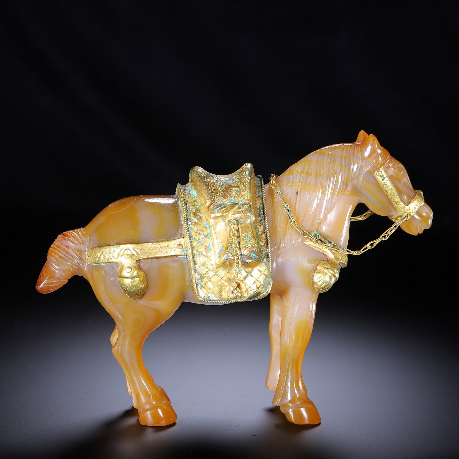 AN AGATE HORSE - 6