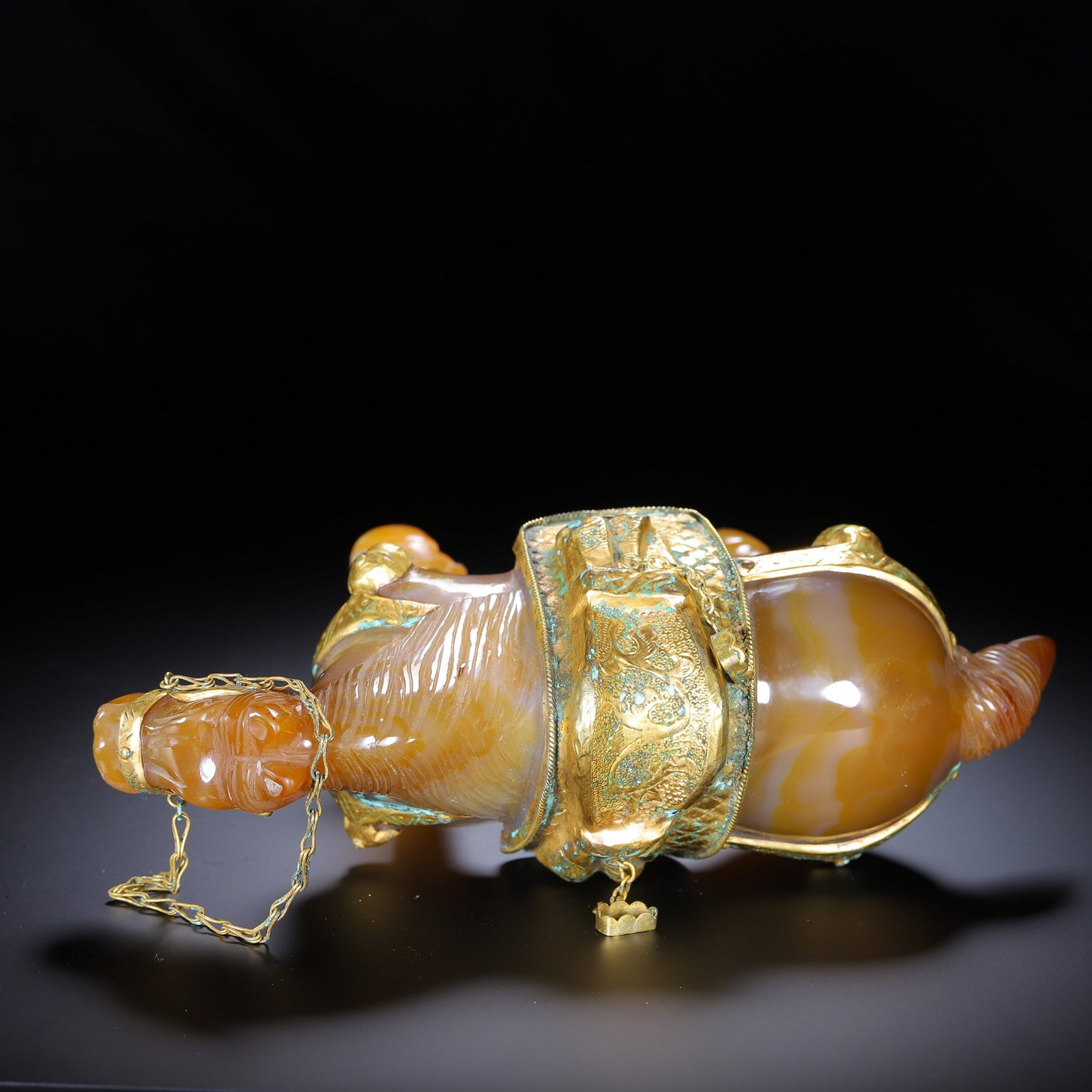 AN AGATE HORSE - 9