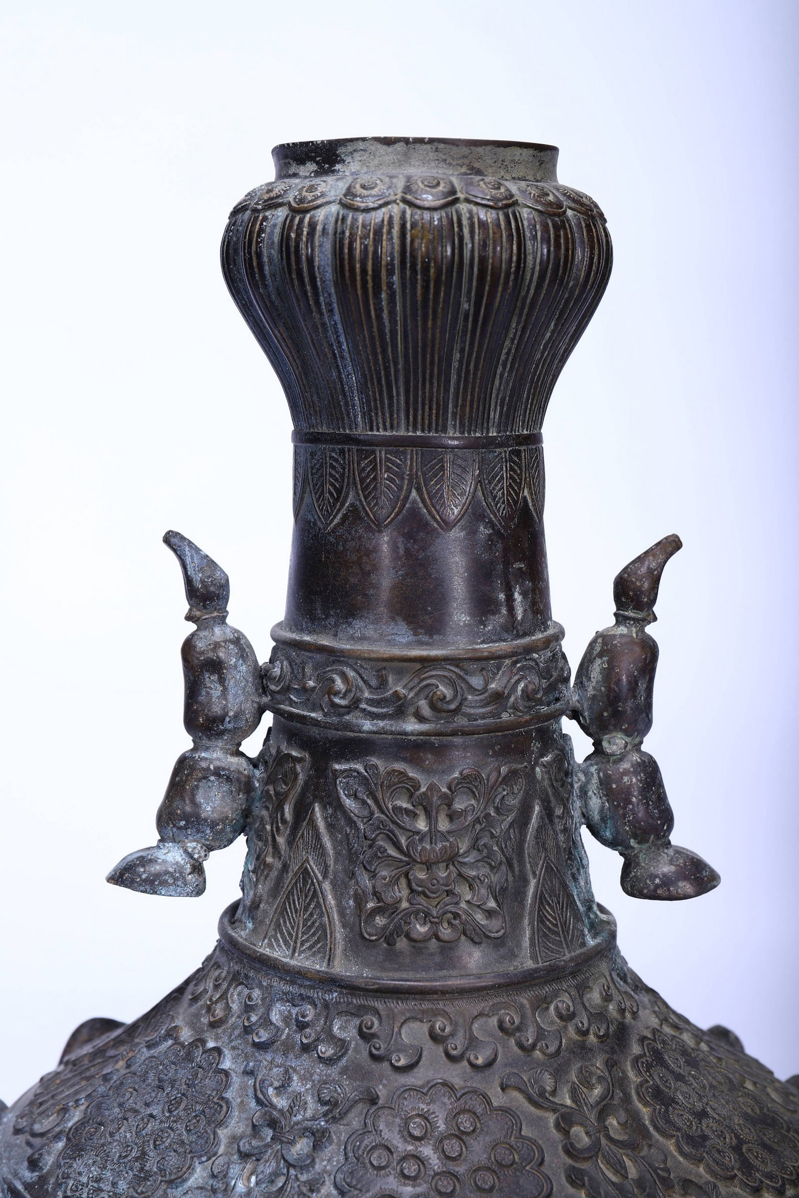 A COPPER VASE - 2