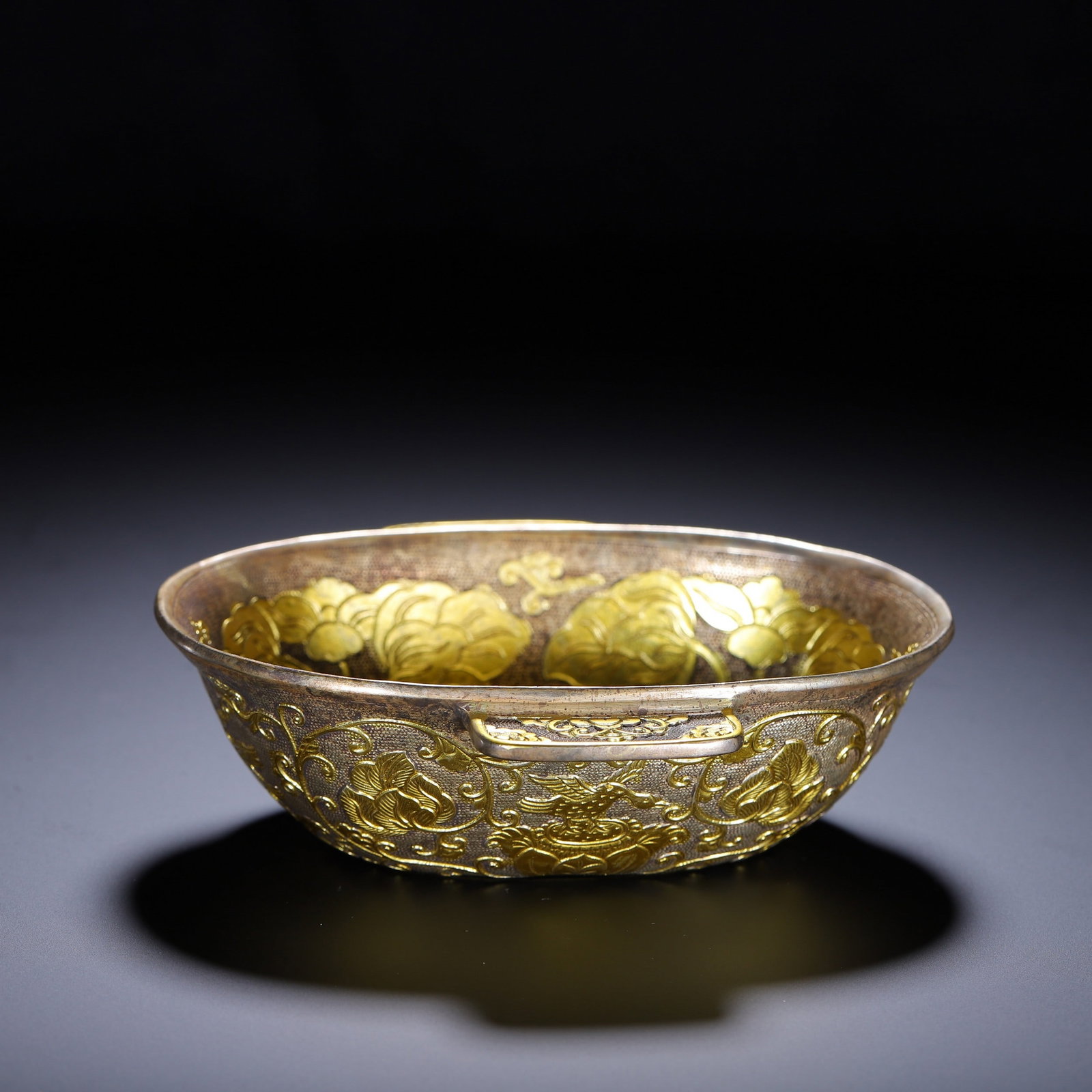 A COPPER GILDING CUP - 4