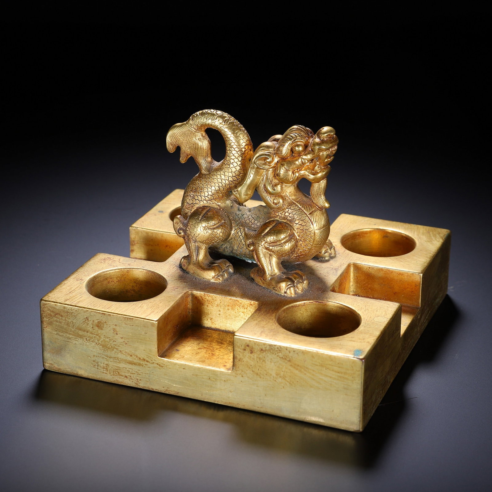 A COPPER GILDING SEAL - 6
