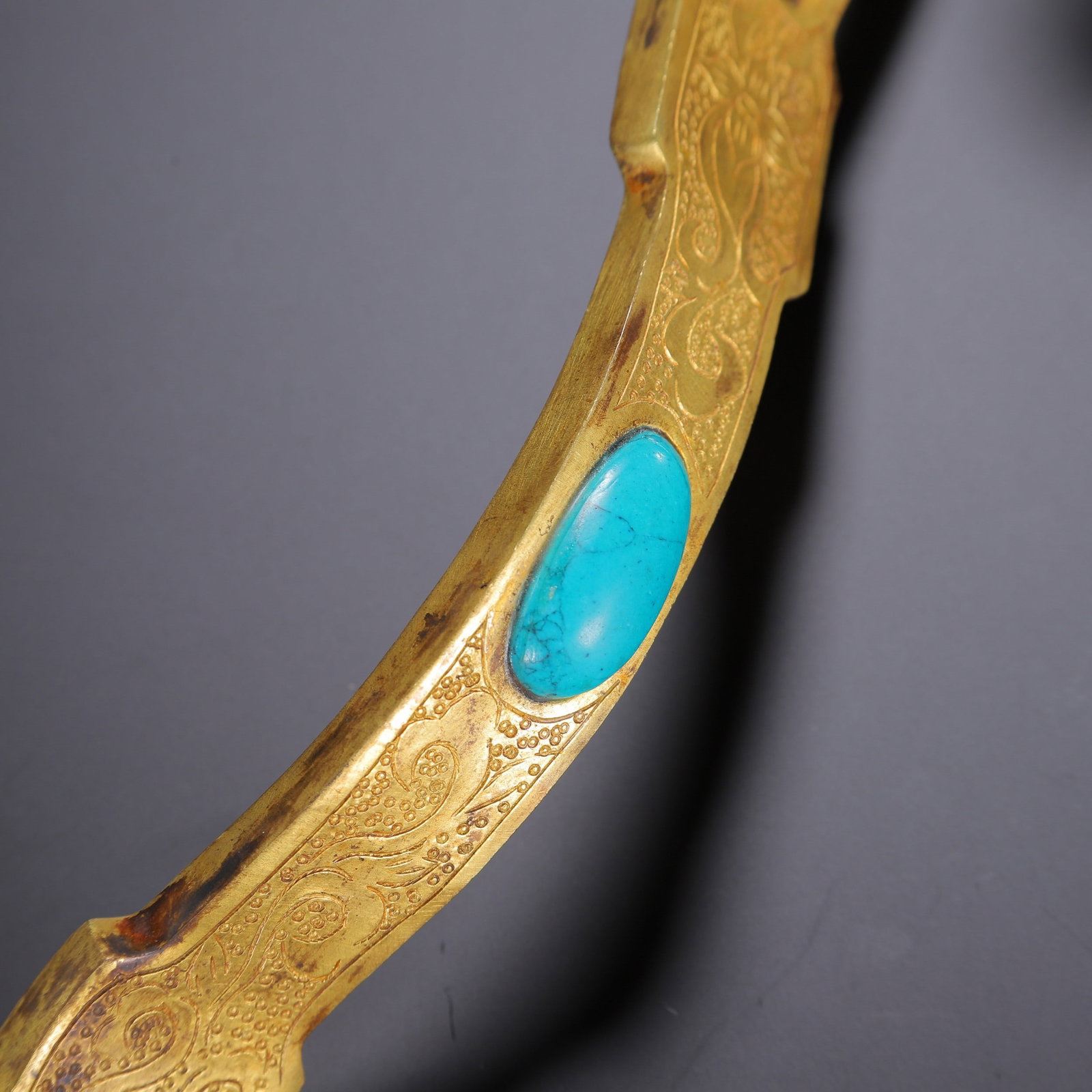 A COPPER GILDING RUYI - 7