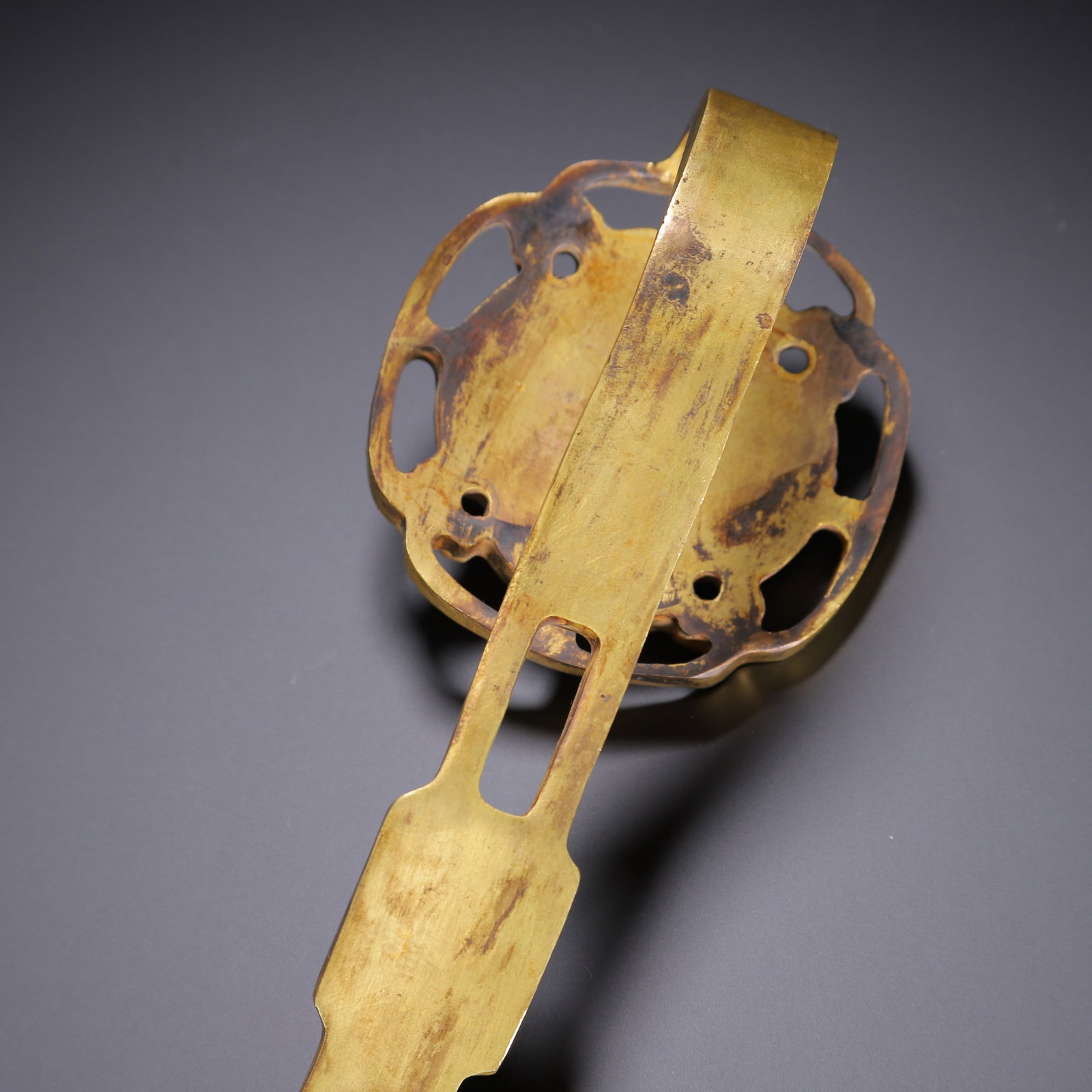 A COPPER GILDING RUYI - 9
