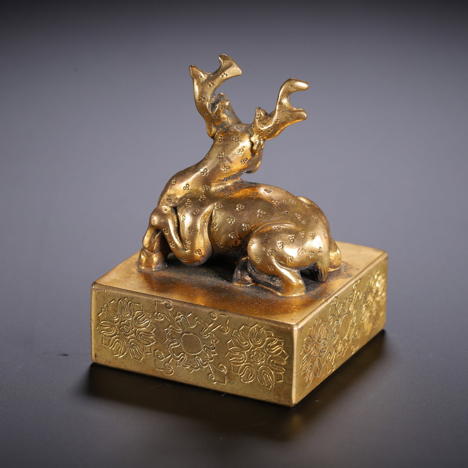 A COPPER GILDING SEAL - 5