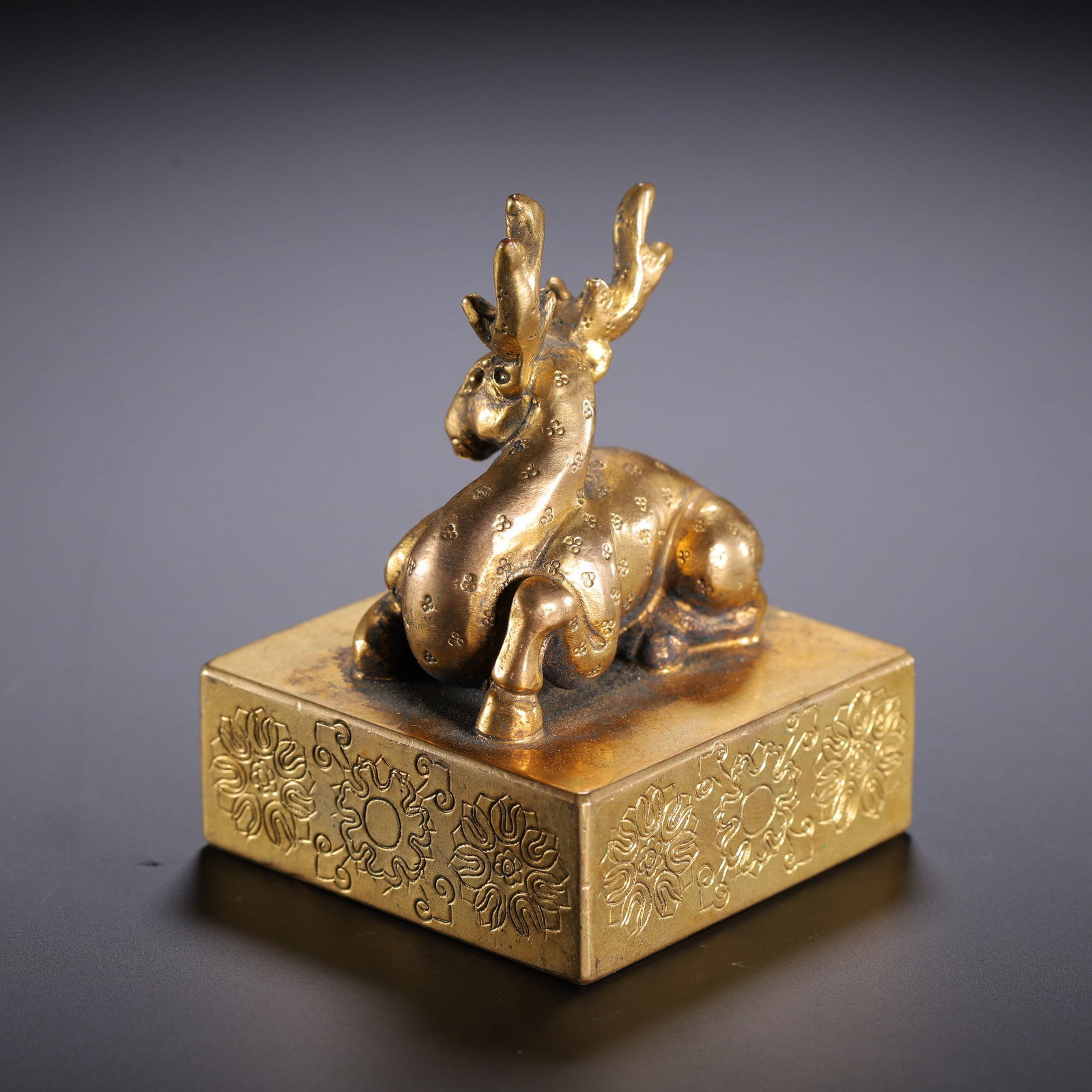 A COPPER GILDING SEAL - 6