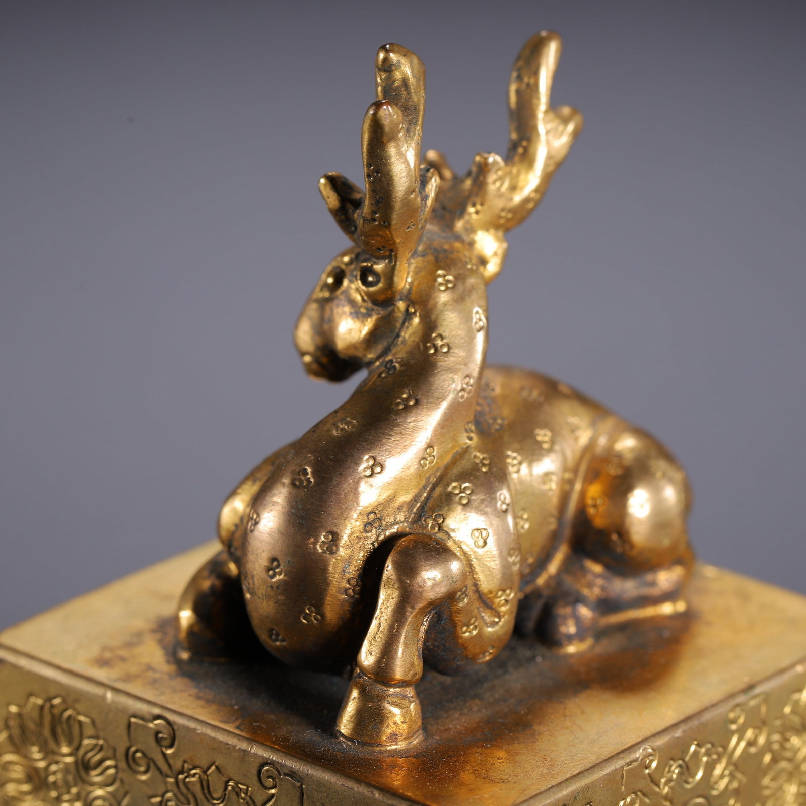 A COPPER GILDING SEAL - 7