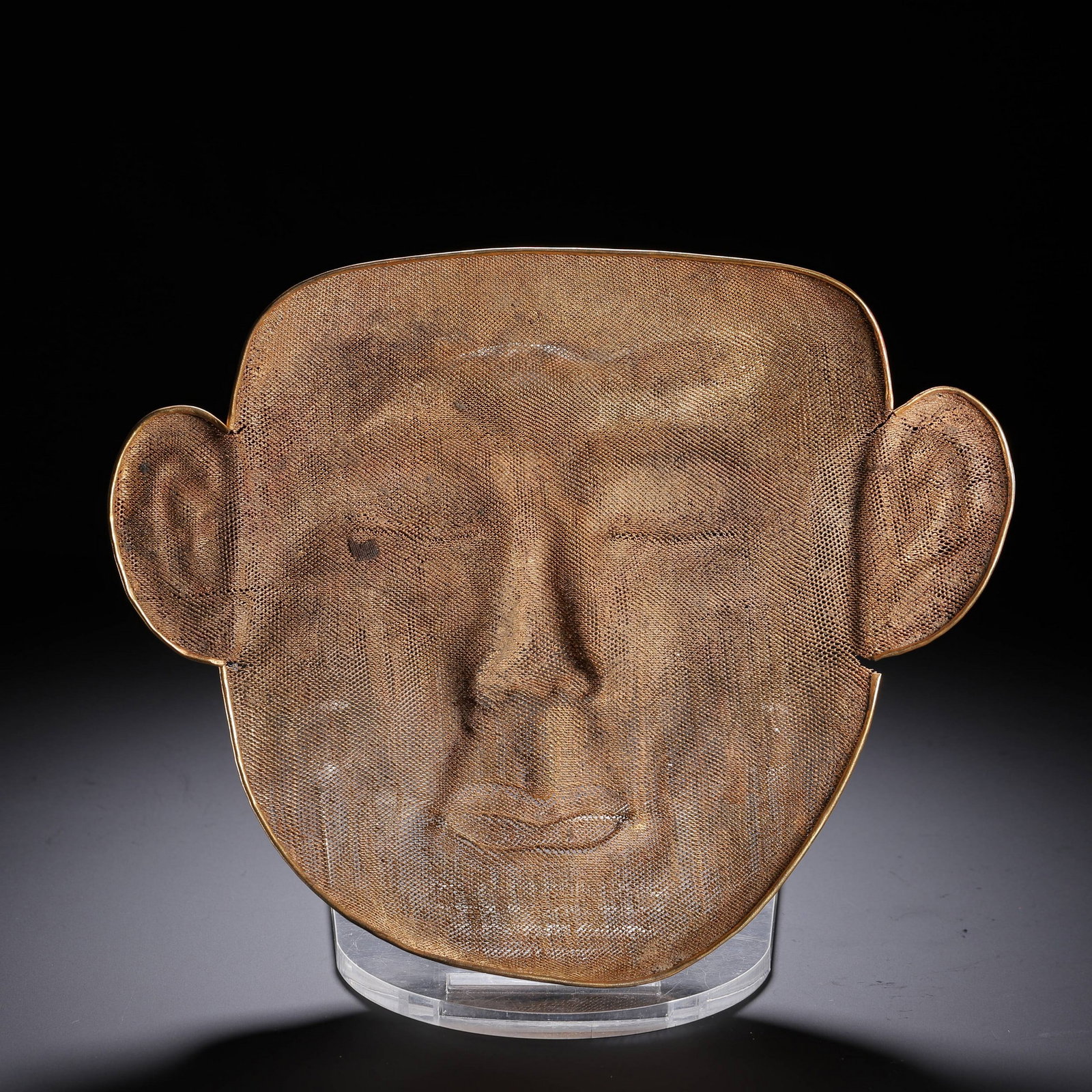 SILVER GILDED MASK - 6