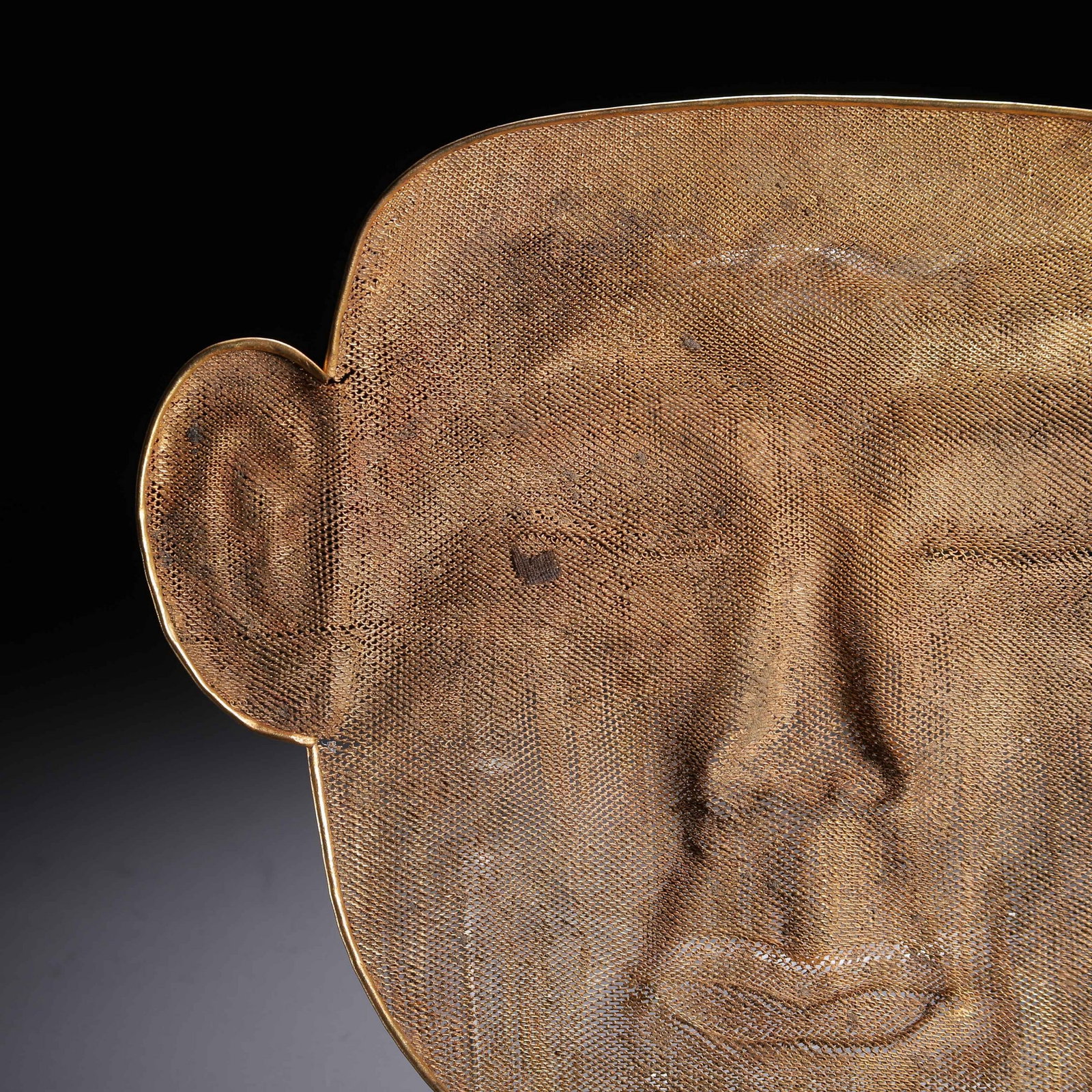 SILVER GILDED MASK - 7