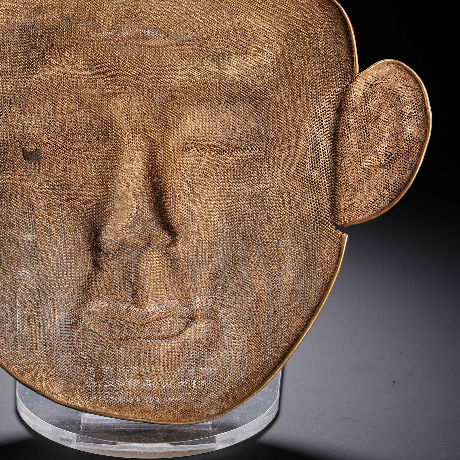 SILVER GILDED MASK - 8