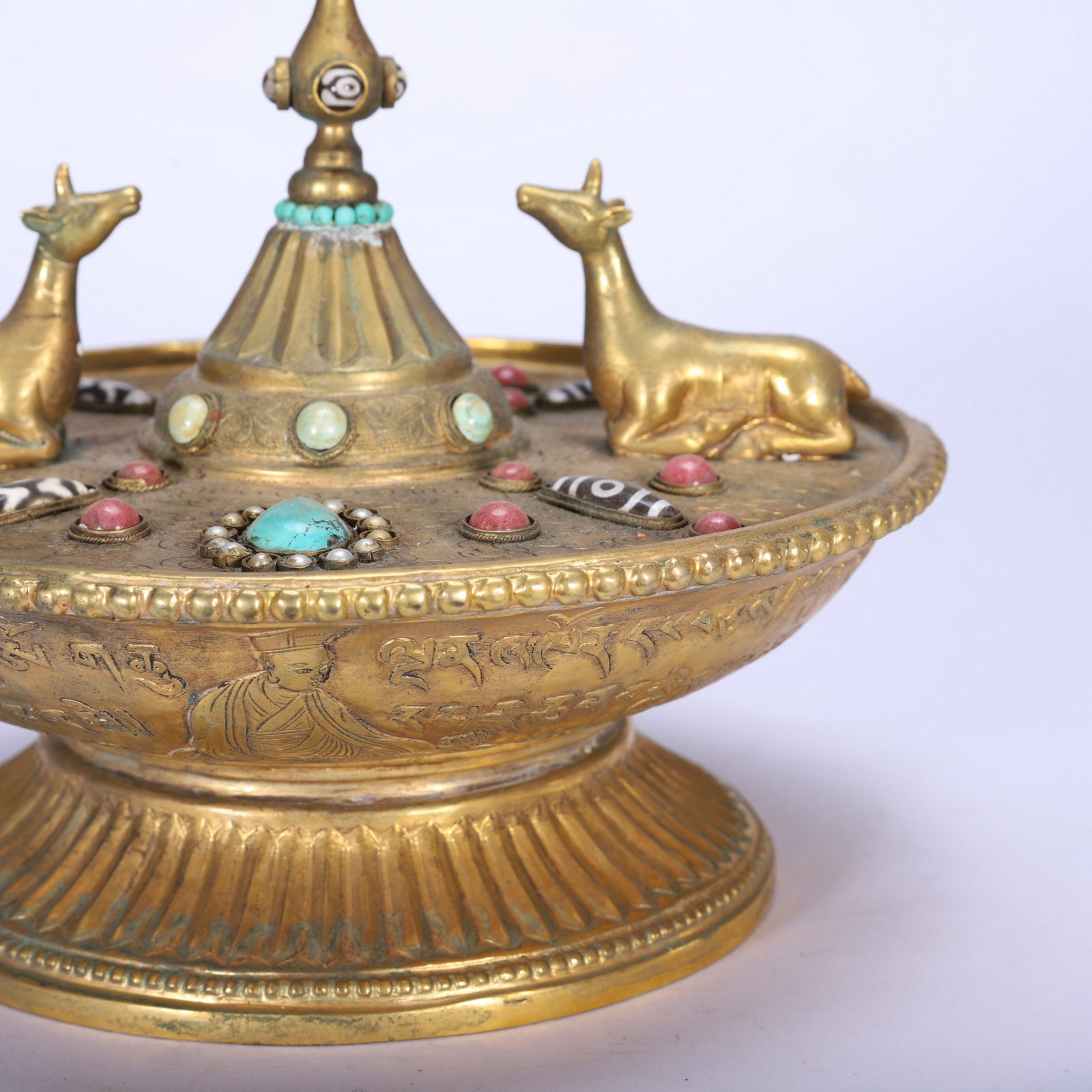 A COPPER GILDING RITUAL IMPLEMENT - 2