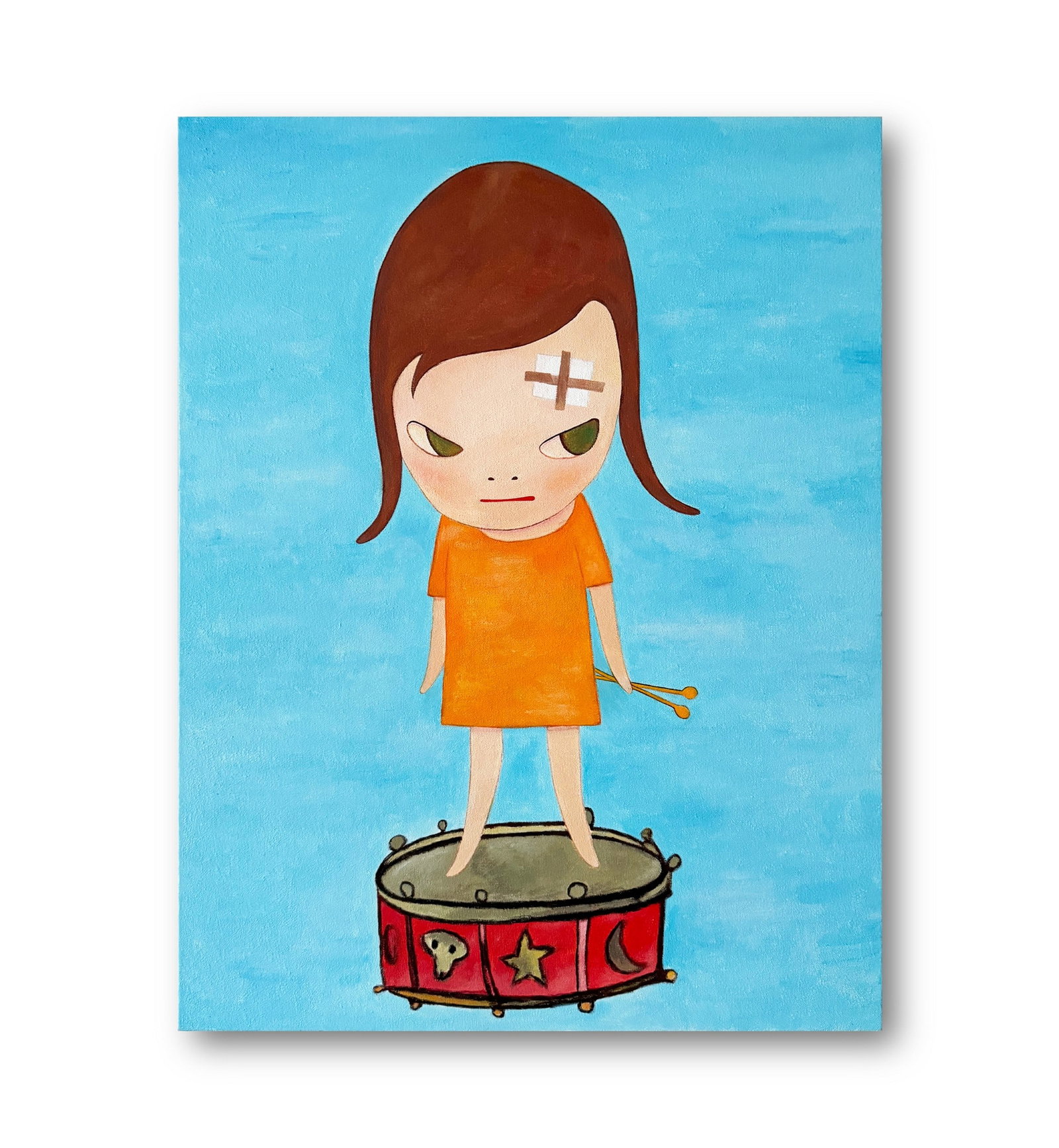 YOSHITOMO NARA (B.1959), ATTRIBUTED TO, ACRYLIC ON CANVAS: YOSHITOMO NARA (B.1959), ATTRIBUTED TO, ACRYLIC ON CANVAS YOSHITOMO NARA (B.1959), ATTRIBUTED TO, ACRYLIC ON CANVAS Image Size: 30 by 23 inches (76 by 58.5 cm) All measurements are approximate. Signed