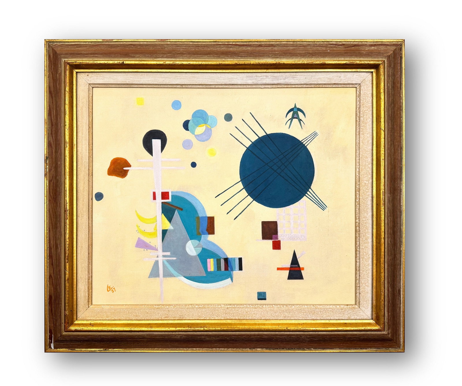 WASSILY KANDINSKY (1866-1944), ATTRIBUTED TO, OIL ON CANVAS (1 of 3)