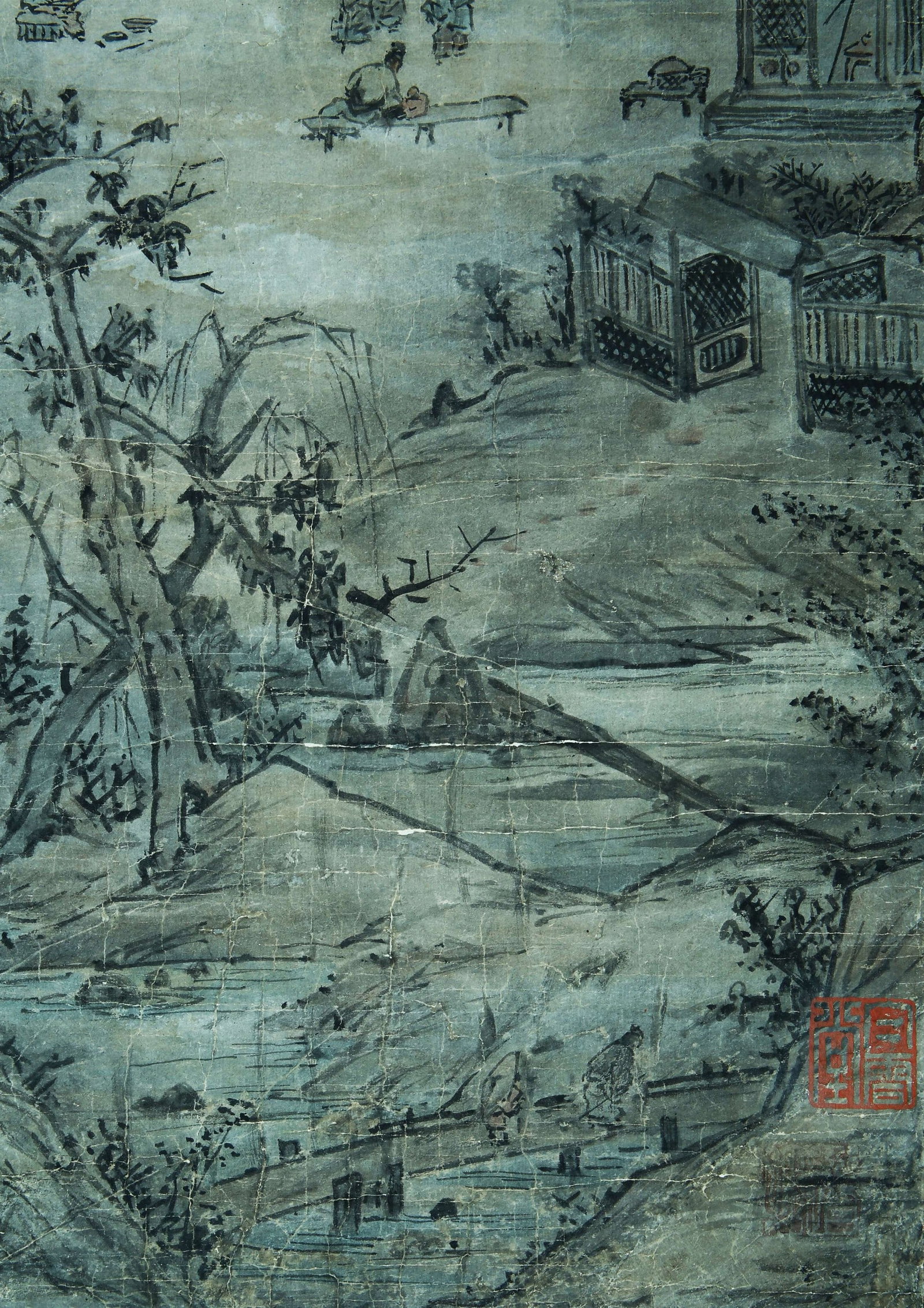 DAI JIN ATTRIBUTED TO,LANDSCAPE - 7