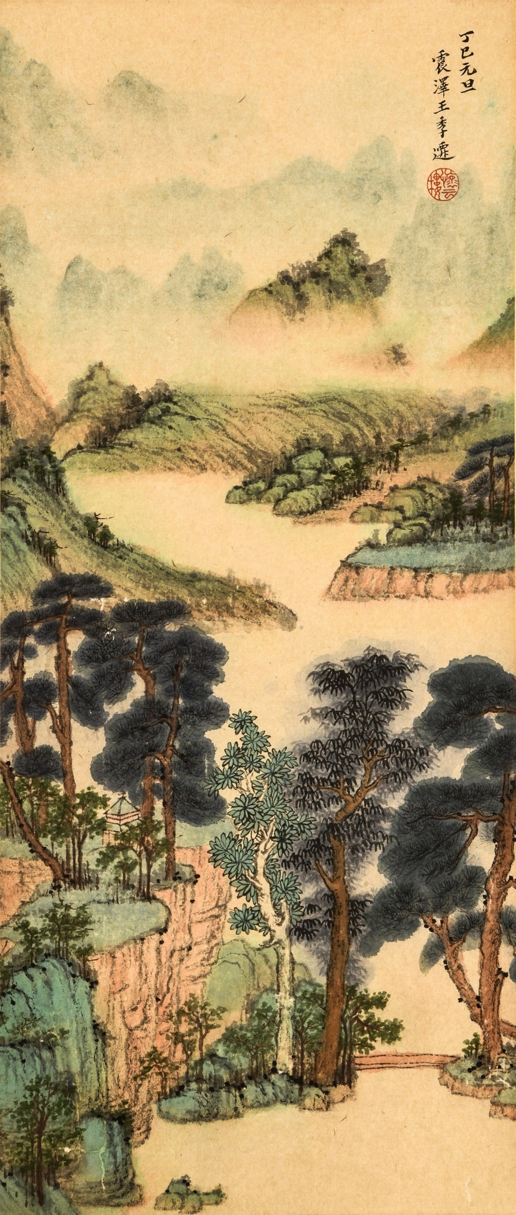 WANG JIQIAN ATTRIBUTED TO,LANDSCAPE (1 of 5)