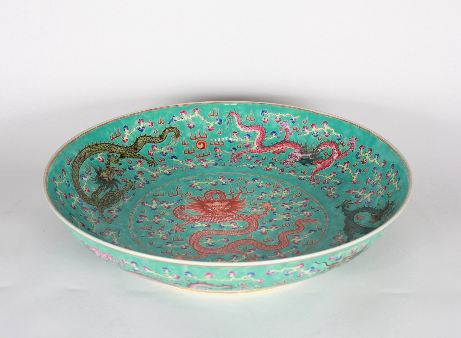 DRAGON PATTERNED LARGE PLATE - 7