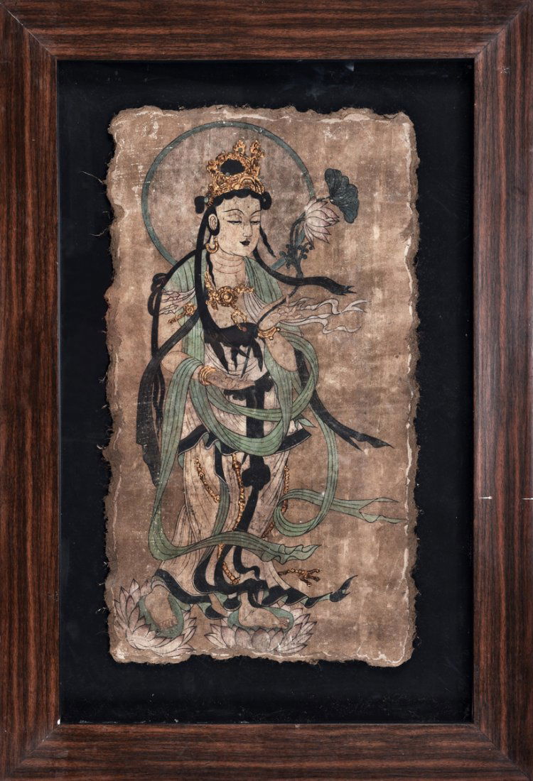 FRAMED GUANYIN MURAL (1 of 3)