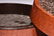CIRCULAR PIERCE CARVED ZITAN & LACQUERED WOOD BOX - 4