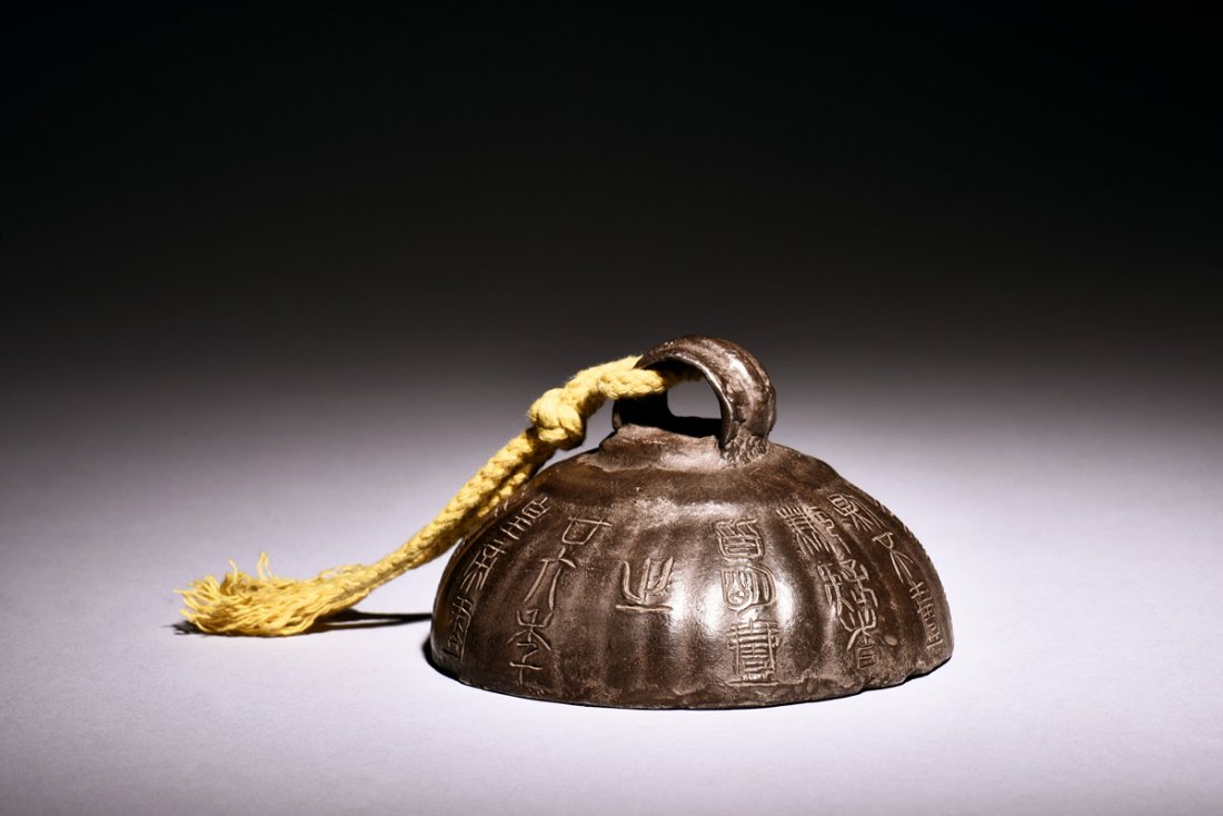 CAST BRONZE AND SILVER STEELYARD BALANCE WEIGHT (1 of 4)