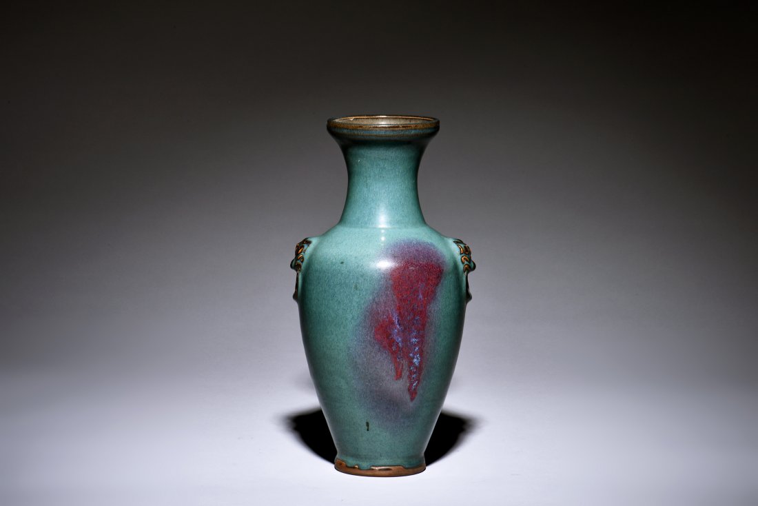 JUN WARE VASE WITH HANDLES (1 of 7)