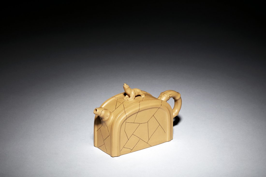 YIXING ZISHA BAMBOO TEAPOT (1 of 5)