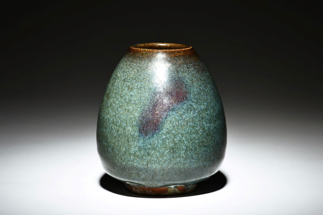 JUN WARE 'CHICKEN HEART' JAR (1 of 5)