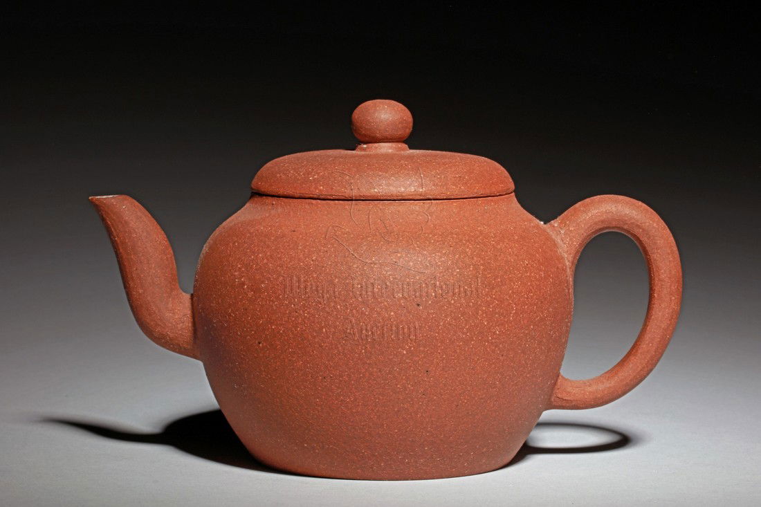 YIXING ZISHA 'LANTERN' TEAPOT (1 of 4)