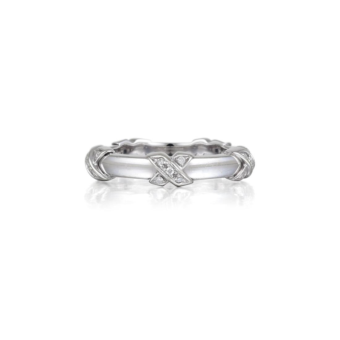 Tiffany & Co. Diamond "X" Ring (1 of 3)