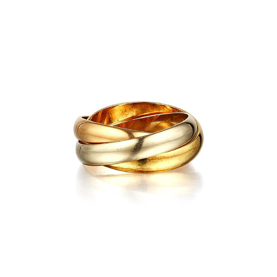 Cartier Tri-Gold "Trinity" Ring (1 of 3)