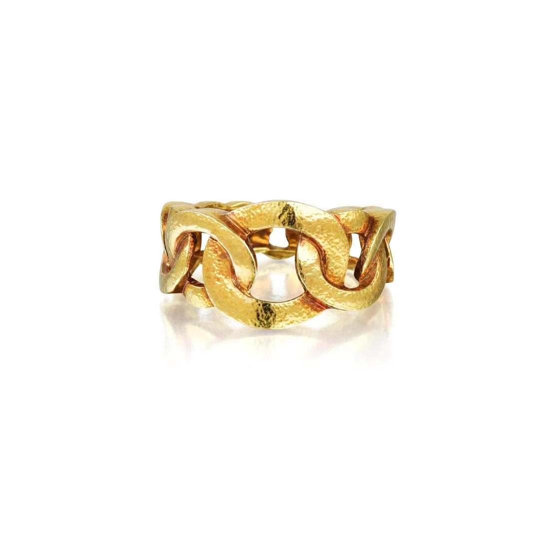David Webb Gold Link Ring (1 of 3)