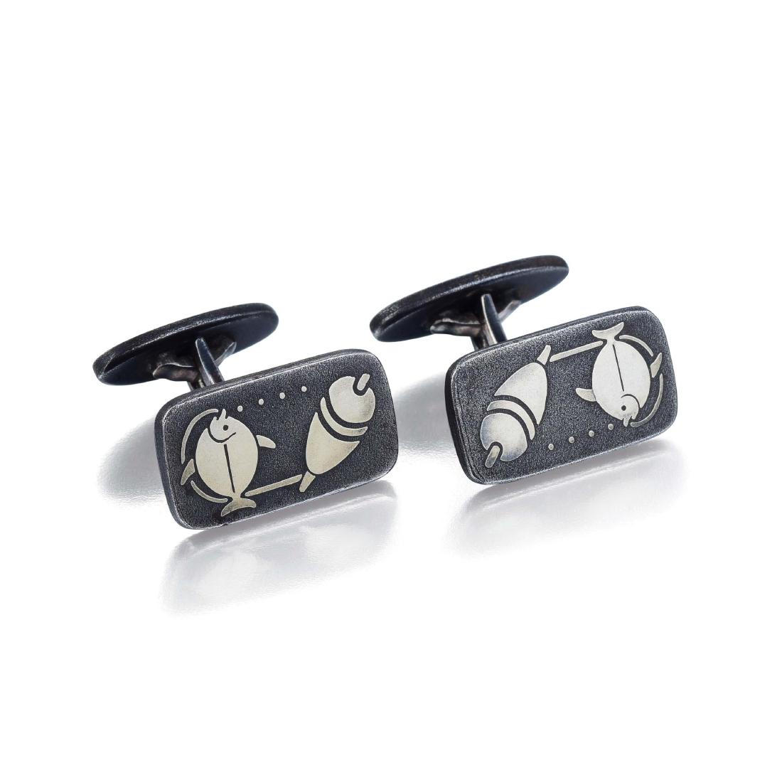 Georg Jensen Fishing Cufflinks (1 of 3)