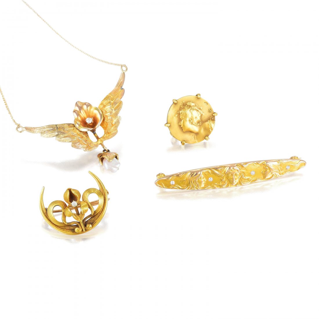 A Lot of Art Nouveau Jewelry (1 of 3)
