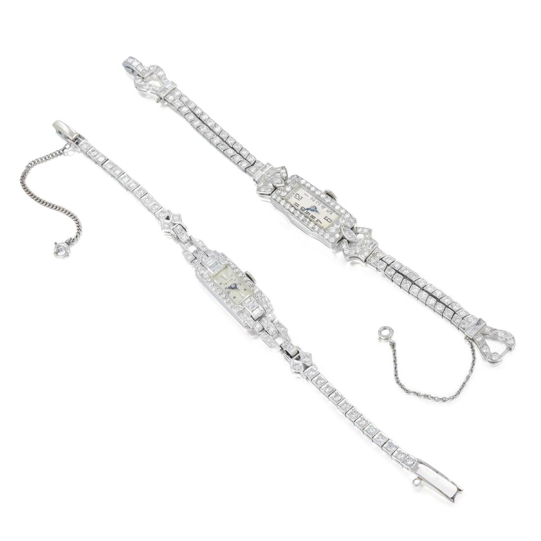 A Lot of Two Diamond Ladies Dress Watches (1 of 5)