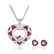Chopard Happy Diamond Ruby Heart Pendant Necklace and - 2