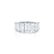 A Seven Emerald-Cut Diamond Wedding Band