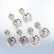 John Hardy Silver Earrings Lot of Three Pairs - 2