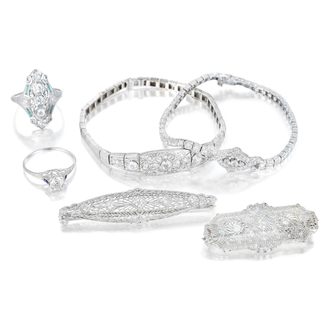 A Lot of Diamond Jewelry (1 of 2)