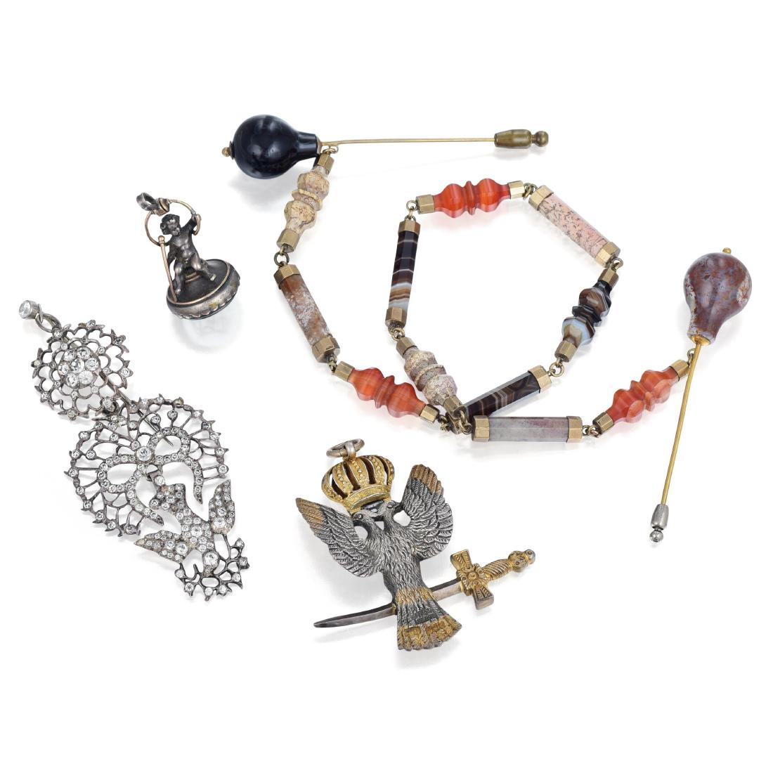 Lot of Antique Costume Jewelry (1 of 2)