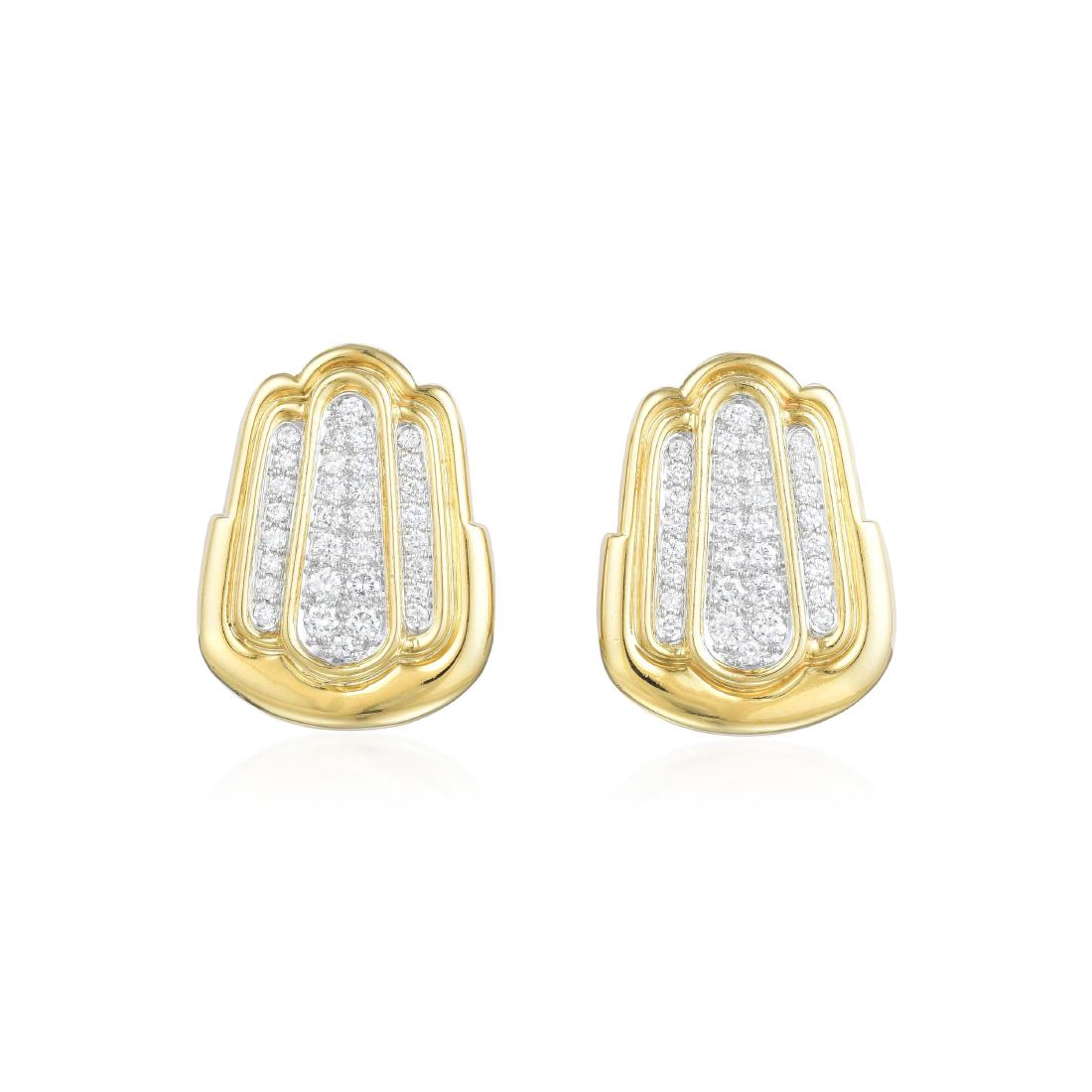 David Webb Diamond Earrings (1 of 3)