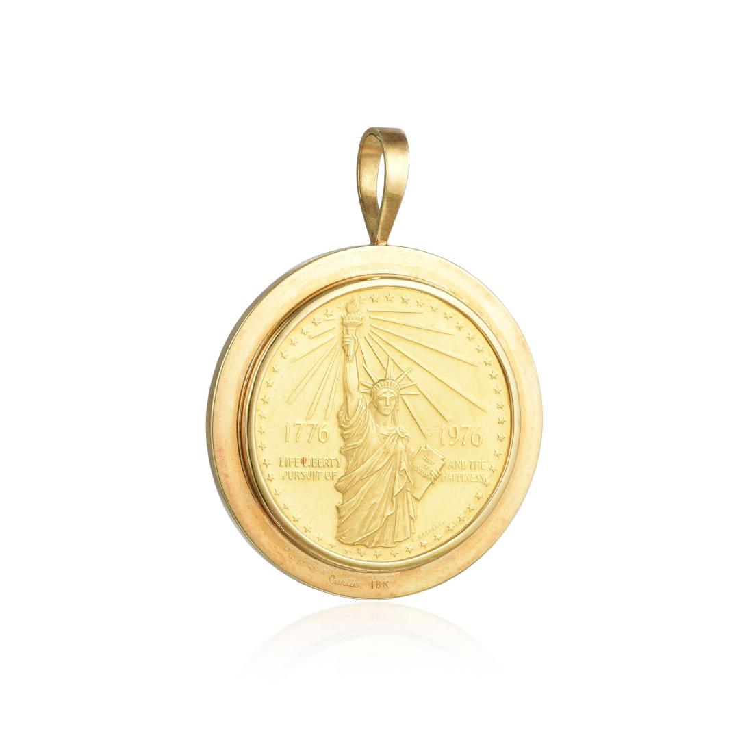 Cartier Bicentennial Coin Pendant (1 of 3)