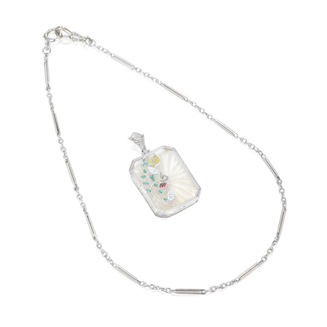 An Antique Watch Chain and Pendant (1 of 2)