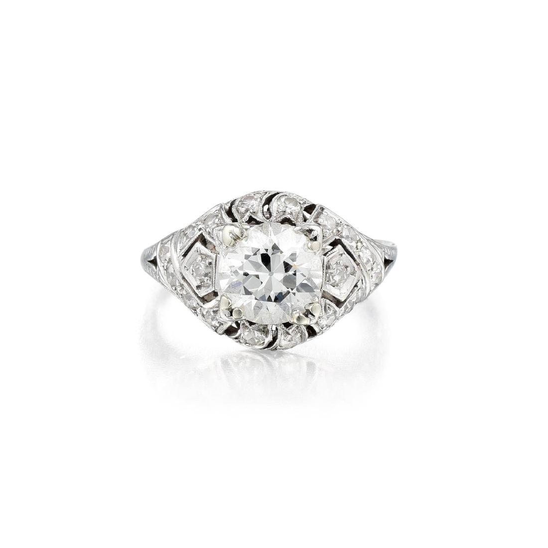 An Art Deco Diamond Ring (1 of 2)