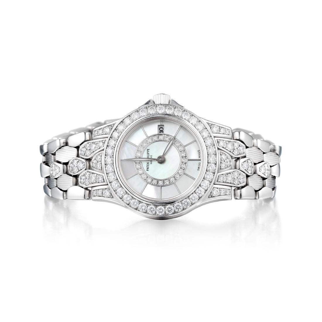 Patek Philippe Neptune White Gold and Diamond Ladies (1 of 4)
