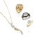 A Group of 14K Gold and Diamond Jewelry