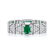 Cartier Art Deco Colombian Emerald and Diamond Bracelet - 2