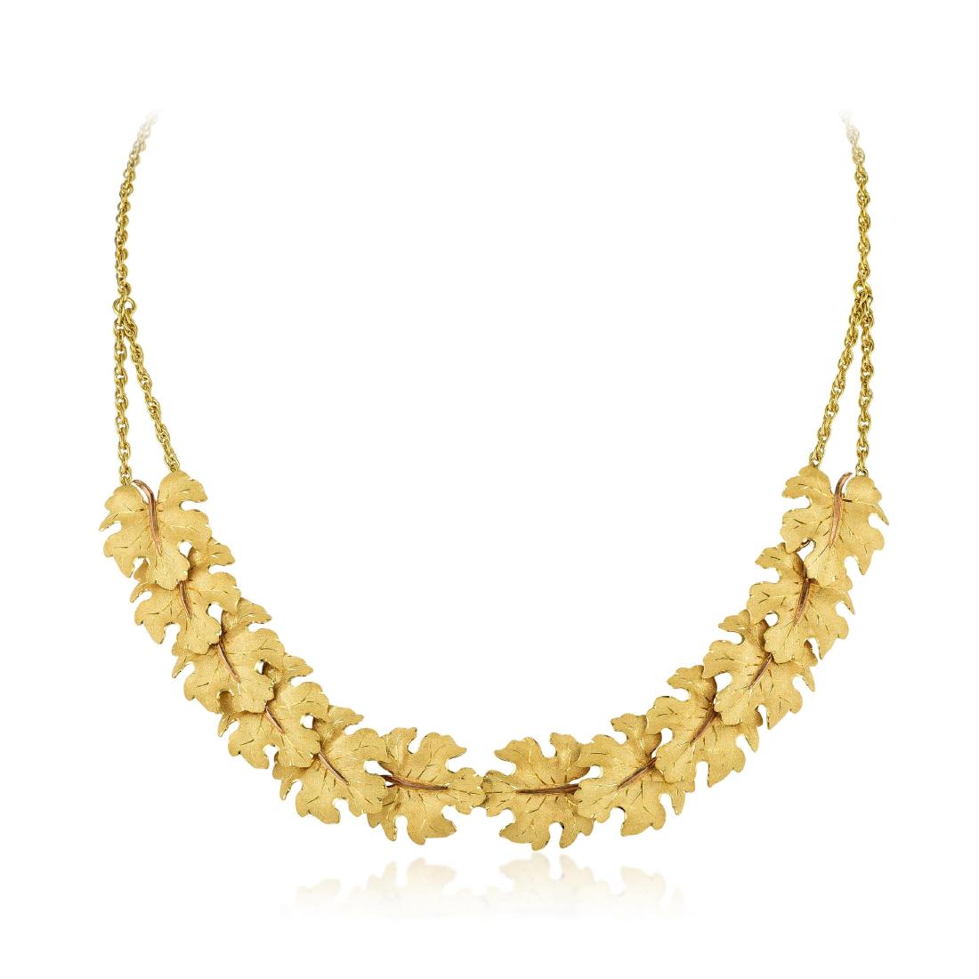Buccellati Leaf Necklace (1 of 4)