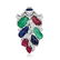 Oscar Heyman Art Deco Ruby Emerald Sapphire and Diamond - 2