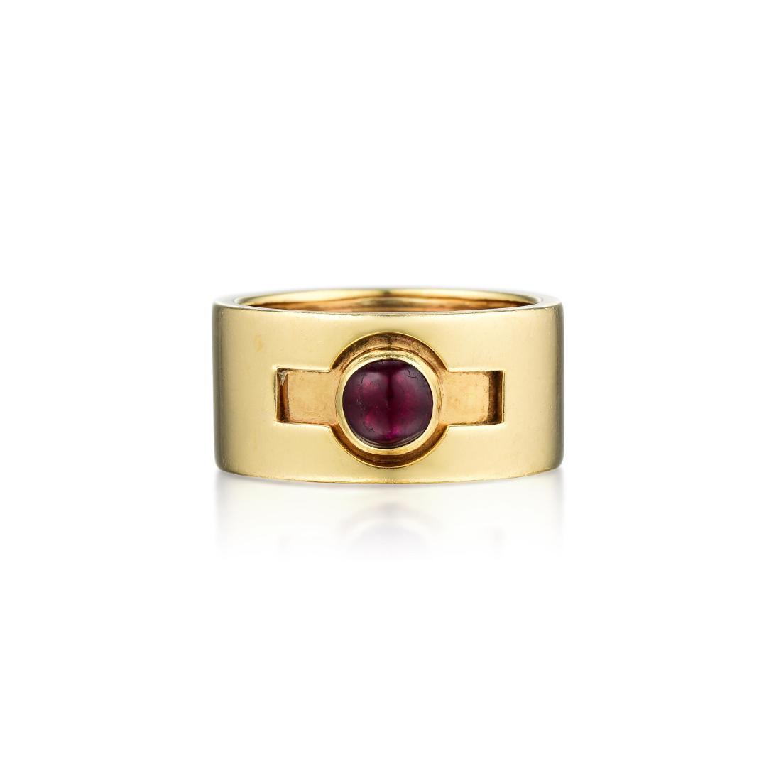 Bulgari 18K Gold Ruby Ring (1 of 4)