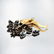 18K Gold Diamond Cornucopia Brooch - 2